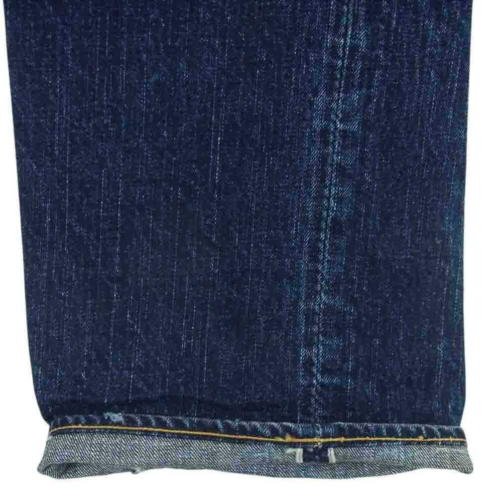 エターナル Lot802 加工 ボタンフライ セルビッチ デニム パンツ ジーンズ インディゴブルー系 36【中古】