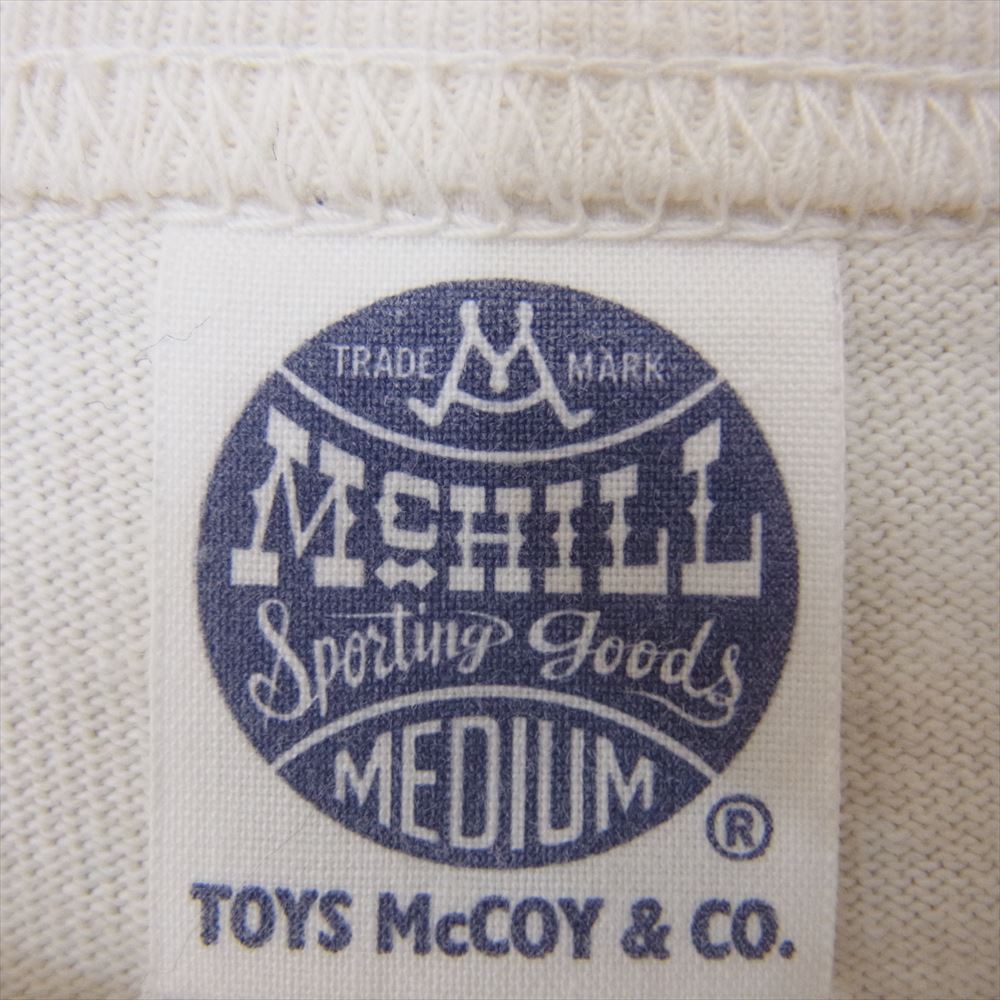 TOY'S McCOY トイズマッコイ McHILL マックヒル MILITARY TEE SHIRT U.S.AIR FORCE ミリタリー Tシャツ オフホワイト系 M【中古】