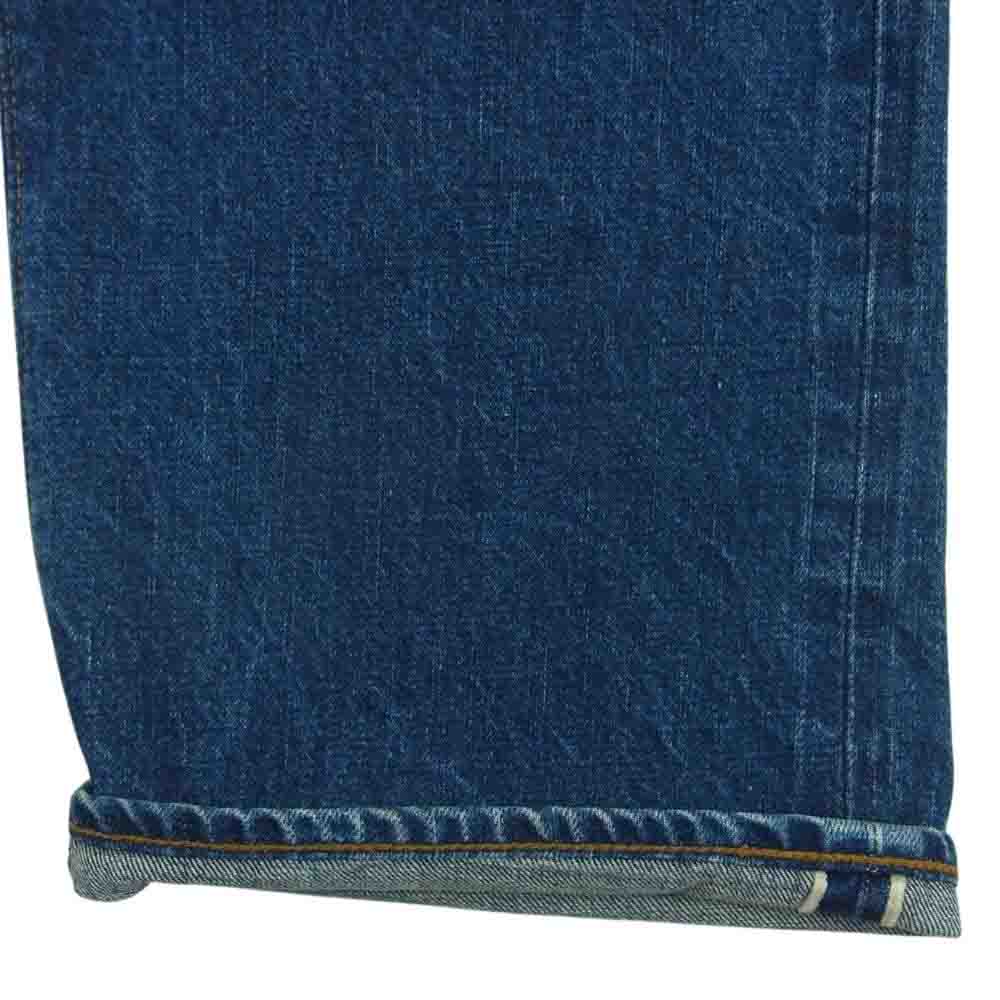 WAREHOUSE ウエアハウス Lot27002 DUBBLE WORKS ダブルワークス 12oz ワイド ストレート ジーンズ デニム パンツ インディゴブルー系 34【中古】