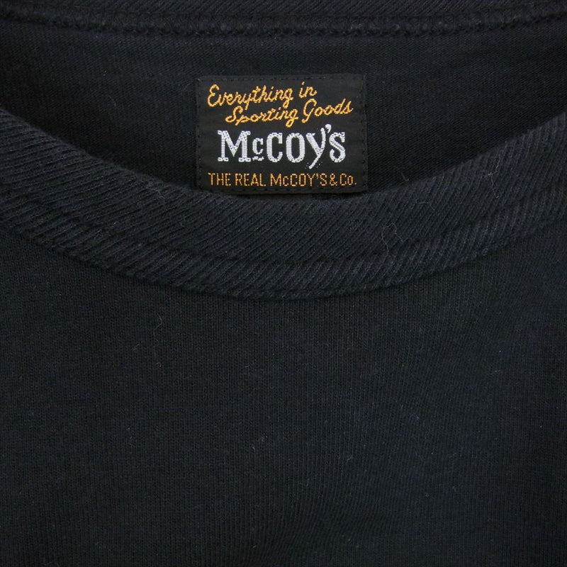 The REAL McCOY'S ザリアルマッコイズ MILITARY TEE AIRBORNE RANGER 69-70 ミリタリー Tシャツ ブラック系 38【中古】