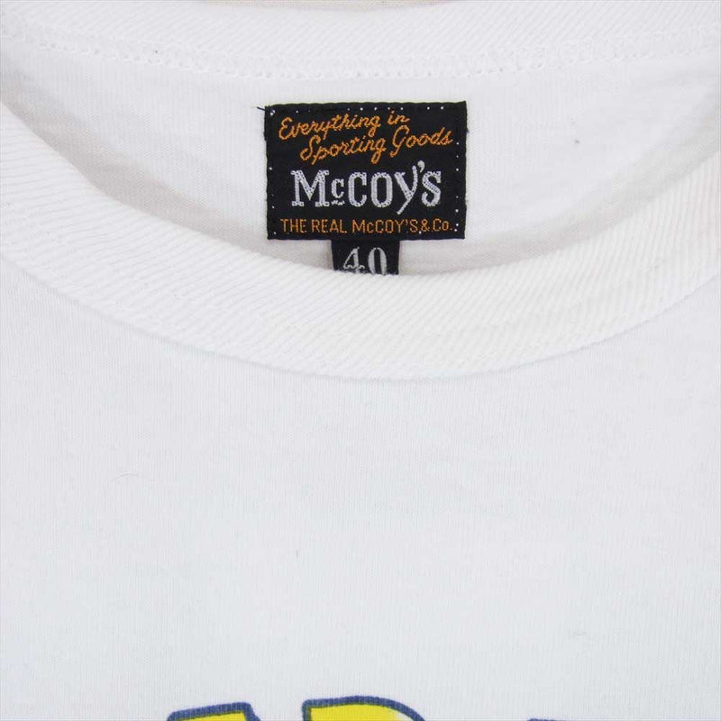 The REAL McCOY'S ザリアルマッコイズ MILITARY TEE U.S.AIR FORCE ミリタリー Tシャツ ホワイト系 40【中古】