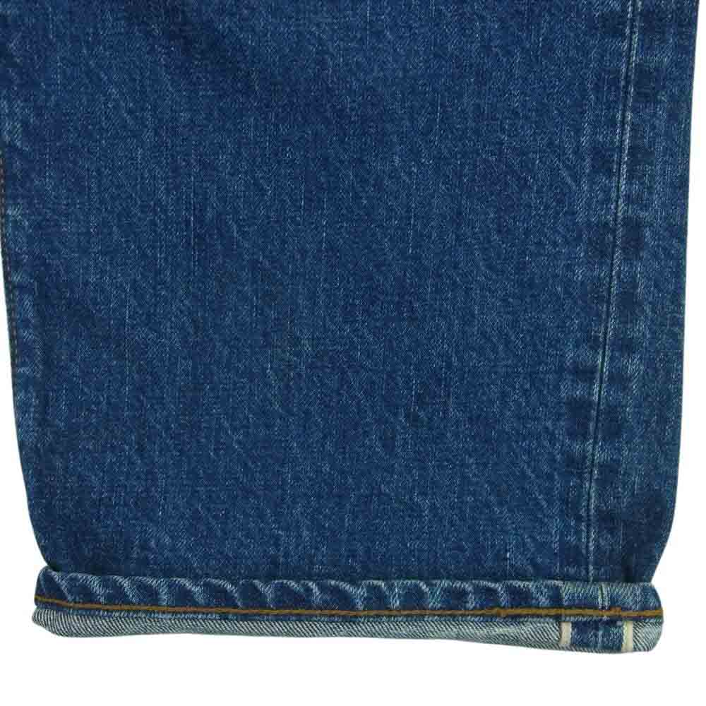 WAREHOUSE ウエアハウス Lot27002 DUBBLE WORKS ダブルワークス ワイド ストレート ジーンズ デニム パンツ インディゴブルー系 34【中古】