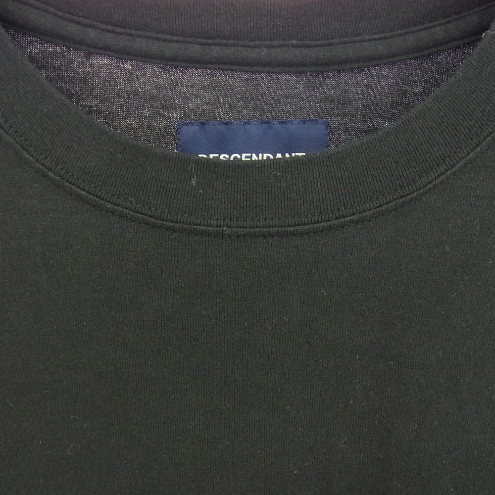 DESCENDANT ディセンダント 20SS 201ATDS-CSM03S CROP POCKET SS TEE ポケット 半袖 Tシャツ ダークネイビー系 3【中古】