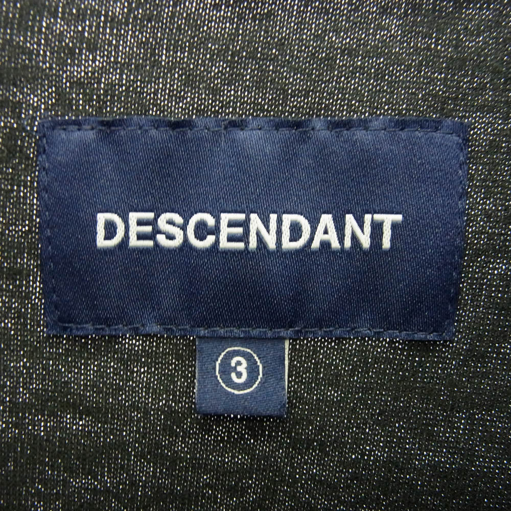 DESCENDANT ディセンダント 20SS 201ATDS-CSM03S CROP POCKET SS TEE ポケット 半袖 Tシャツ ダークネイビー系 3【中古】