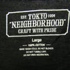 NEIGHBORHOOD ネイバーフッド × BE@RBRICK ベアブリック プリント Tシャツ 半袖カットソー ブラック系 L【中古】