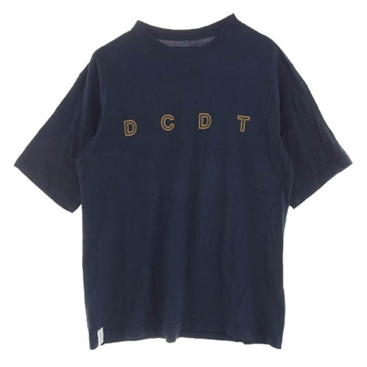 DESCENDANT ディセンダント 20SS 201ATDS-CSM02S BARKLEY CREW NECK SS ロゴ 半袖 Tシャツ ネイビー系 3【中古】