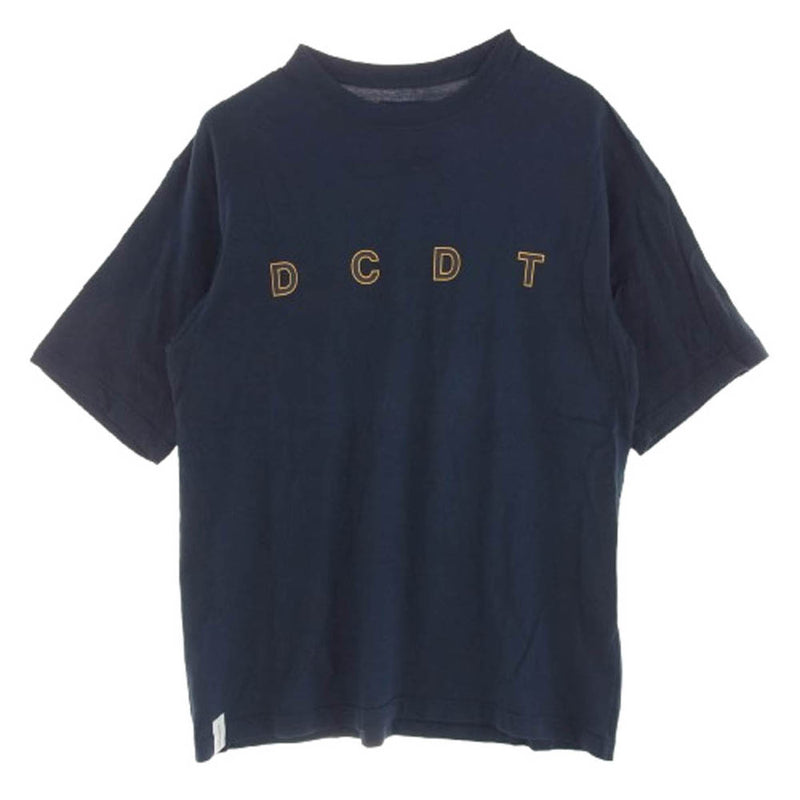 DESCENDANT ディセンダント 20SS 201ATDS-CSM02S BARKLEY CREW NECK SS ロゴ 半袖 Tシャツ ネイビー系 3【中古】