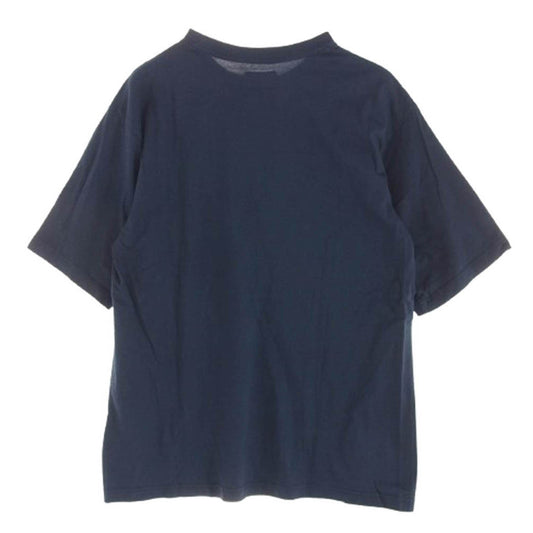 DESCENDANT ディセンダント 20SS 201ATDS-CSM02S BARKLEY CREW NECK SS ロゴ 半袖 Tシャツ ネイビー系 3【中古】