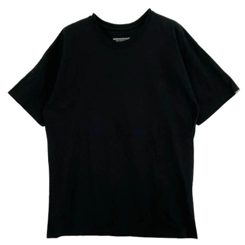 NEIGHBORHOOD ネイバーフッド バックプリント Tシャツ 半袖カットソー ブラック系 L【中古】