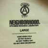 NEIGHBORHOOD ネイバーフッド 22SS 221BUNH-CSM01 SRL.SHELTECH-1 CN-CREW ロゴプリント ポケット Tシャツ 半袖カットソー ベージュ系 L【中古】