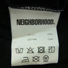 NEIGHBORHOOD ネイバーフッド 21SS 211PCNH-ST02S CI-1 C-TEE.SS フロント プリント Tシャツ 半袖カットソー ブラック系 XL【中古】