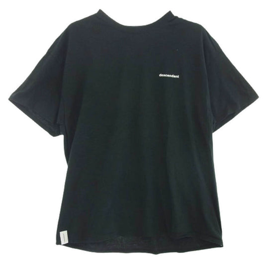 DESCENDANT ディセンダント 21SS 211ATDS-STM07S Ce jour SS TEE バック ロゴ 半袖 Tシャツ ダークネイビー系 4【中古】