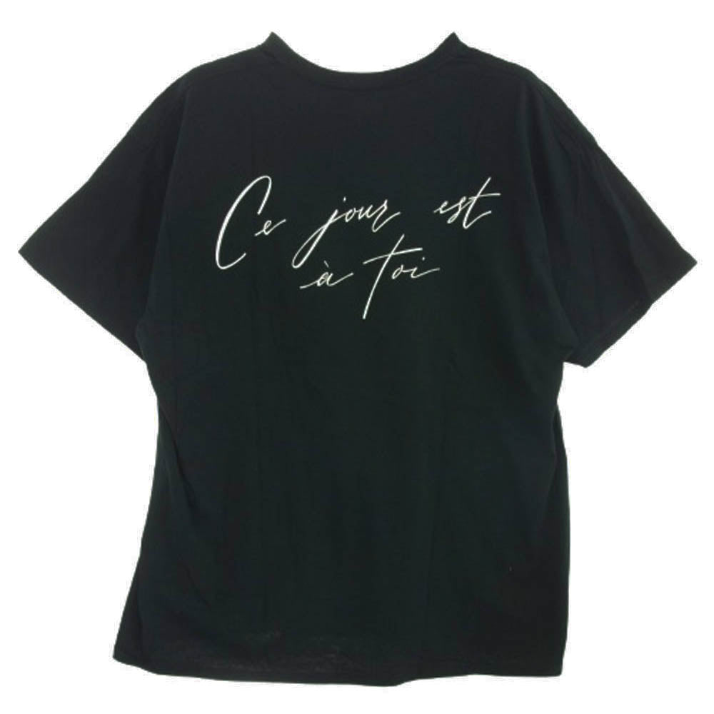 DESCENDANT ディセンダント 21SS 211ATDS-STM07S Ce jour SS TEE バック ロゴ 半袖 Tシャツ ダークネイビー系 4【中古】