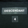 DESCENDANT ディセンダント 21SS 211ATDS-STM07S Ce jour SS TEE バック ロゴ 半袖 Tシャツ ダークネイビー系 4【中古】
