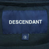 DESCENDANT ディセンダント 20SS 201NTDS-CSM04S CETUS SS TEE シータス バック ロゴ 半袖 Tシャツ ネイビー系 3【中古】