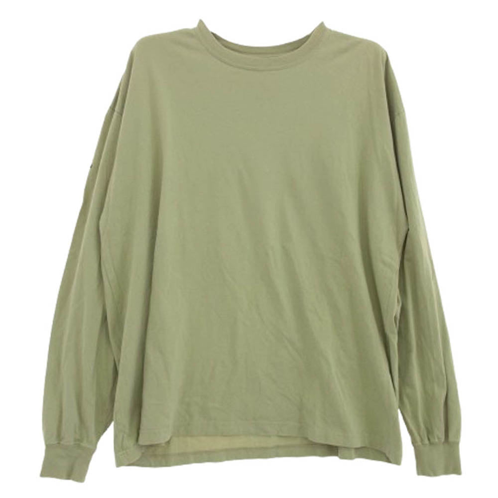 NEIGHBORHOOD ネイバーフッド 23SS 231PCNH-LT10 SRL TEE LS-2 バック アーム プリント ロングスリーブ Tシャツ 長袖カットソー ライトグリーン系 XXL【中古】