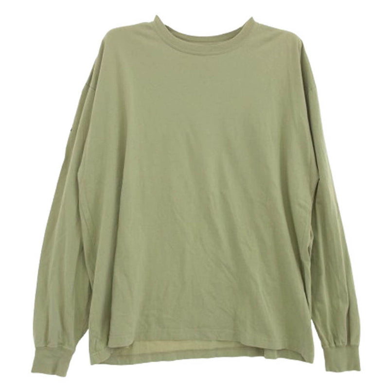NEIGHBORHOOD ネイバーフッド 23SS 231PCNH-LT10 SRL TEE LS-2 バック アーム プリント ロングスリーブ Tシャツ 長袖カットソー ライトグリーン系 XXL【中古】