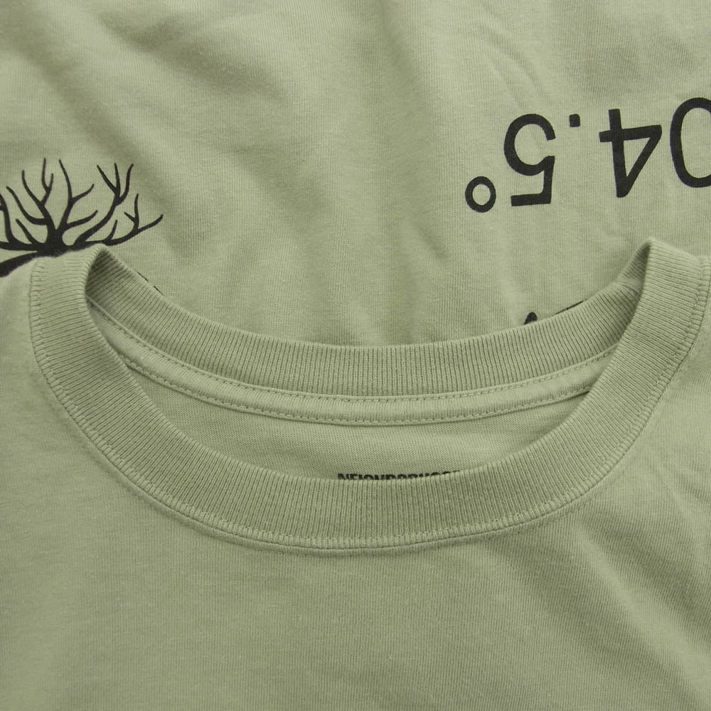 NEIGHBORHOOD ネイバーフッド 23SS 231PCNH-LT10 SRL TEE LS-2 バック アーム プリント ロングスリーブ Tシャツ 長袖カットソー ライトグリーン系 XXL【中古】