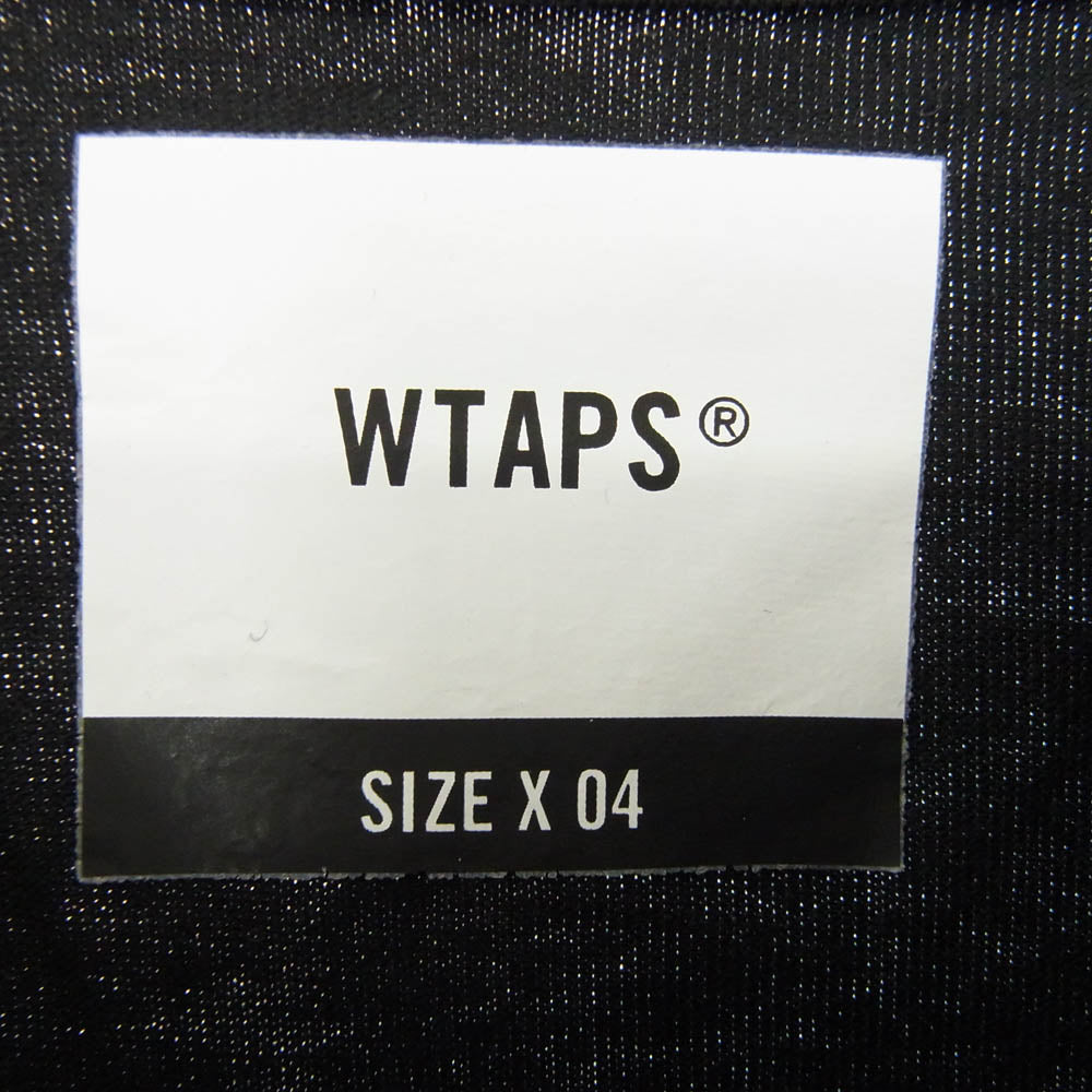 WTAPS ダブルタップス 21SS 211PCDT-ST03S FABRICATOIN TEE プリント Tシャツ 半袖カットソー ブラック系 04【中古】
