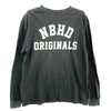 NEIGHBORHOOD ネイバーフッド 22SS 221OKNH-CSM04 SULFUR DYE C-CREW ロゴプリント ロングスリーブ Tシャツ 長袖カットソー グレー系 L【中古】