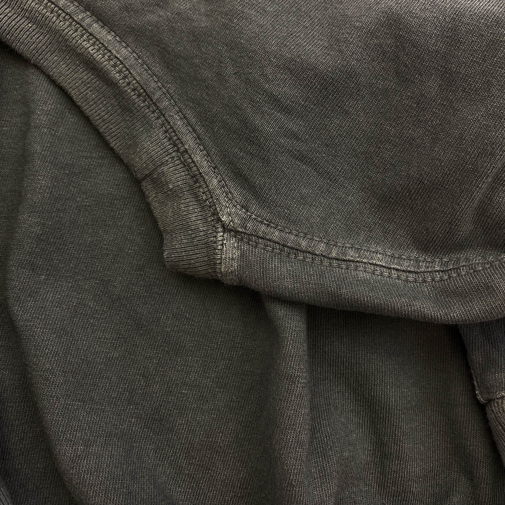 NEIGHBORHOOD ネイバーフッド 22SS 221OKNH-CSM04 SULFUR DYE C-CREW ロゴプリント ロングスリーブ Tシャツ 長袖カットソー グレー系 L【中古】
