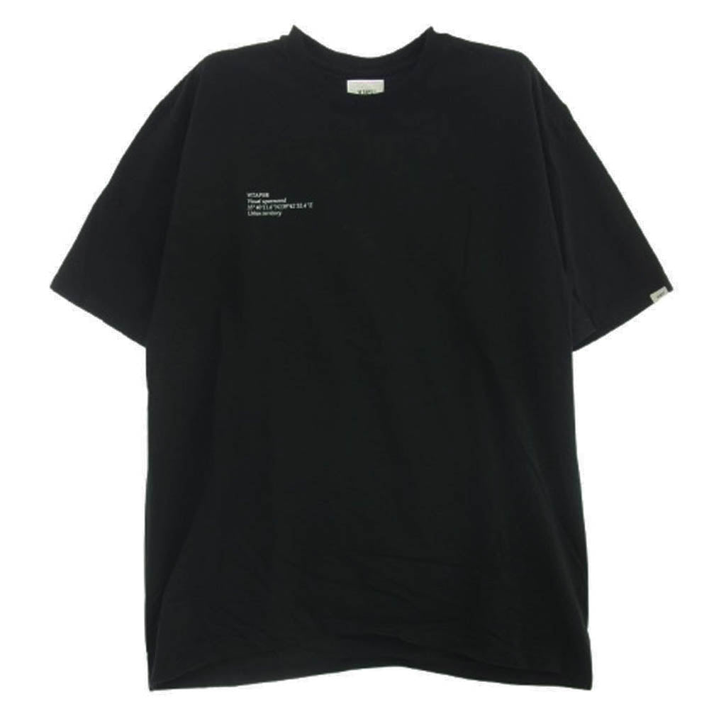 WTAPS ダブルタップス 22SS 221PCDT-ST06S CONFIGURATION TEE コンフィグレーション Tシャツ 半袖カットソー ブラック系 04【中古】