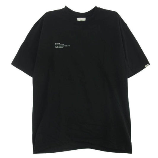 WTAPS ダブルタップス 22SS 221PCDT-ST06S CONFIGURATION TEE コンフィグレーション Tシャツ 半袖カットソー ブラック系 04【中古】