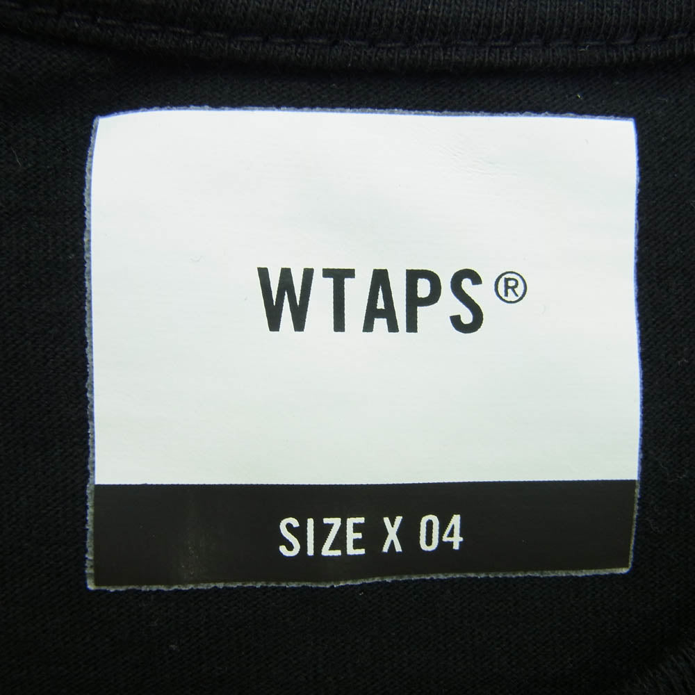WTAPS ダブルタップス 22SS 221PCDT-ST06S CONFIGURATION TEE コンフィグレーション Tシャツ 半袖カットソー ブラック系 04【中古】