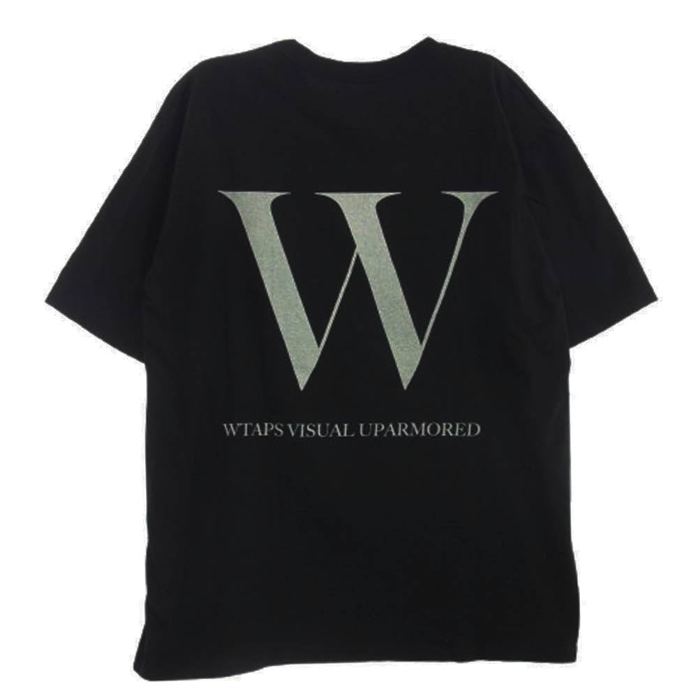 WTAPS ダブルタップス 20SS SCCREEN TEE バックプリント Tシャツ 半袖カットソー ブラック系【中古】