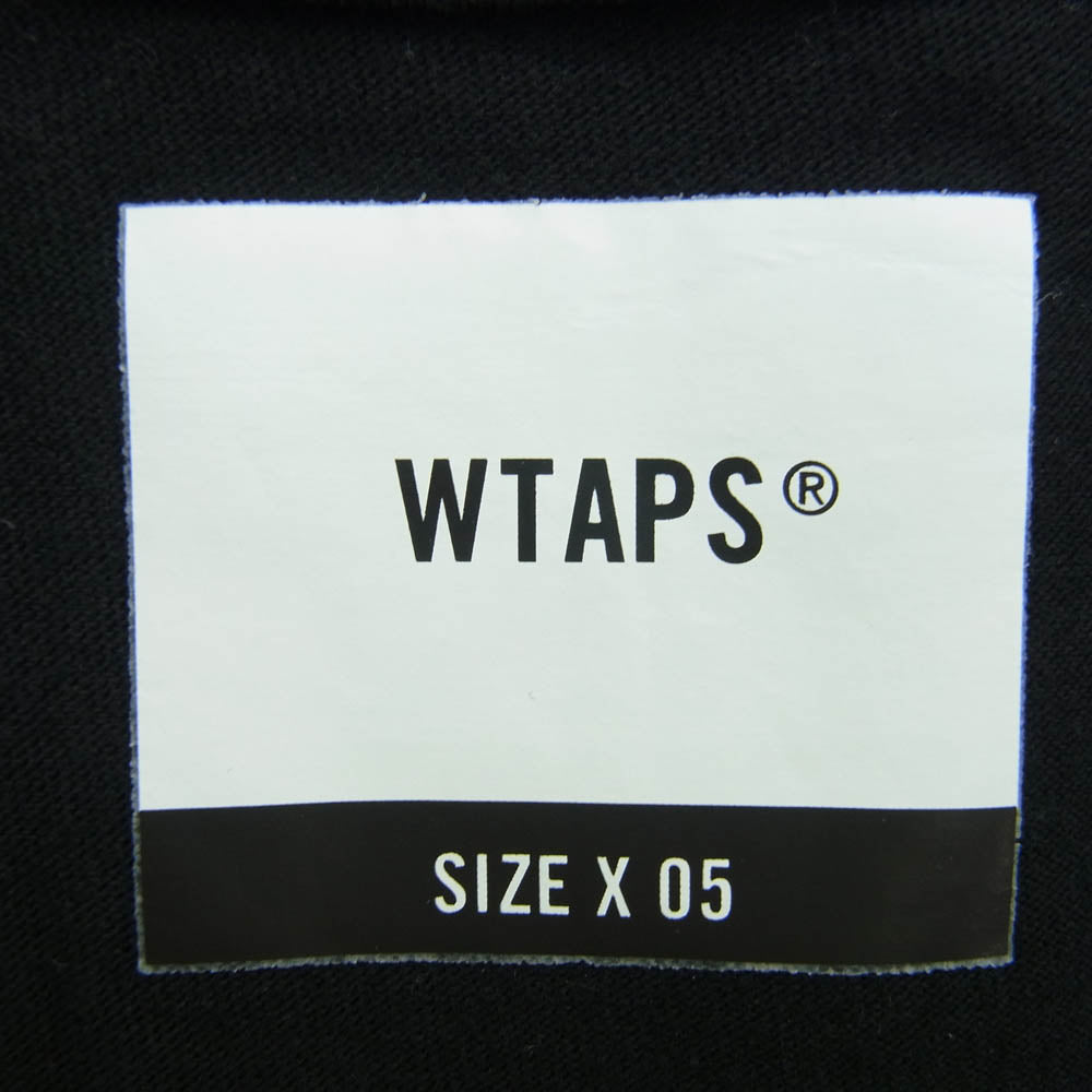 WTAPS ダブルタップス 20SS SCCREEN TEE バックプリント Tシャツ 半袖カットソー ブラック系【中古】