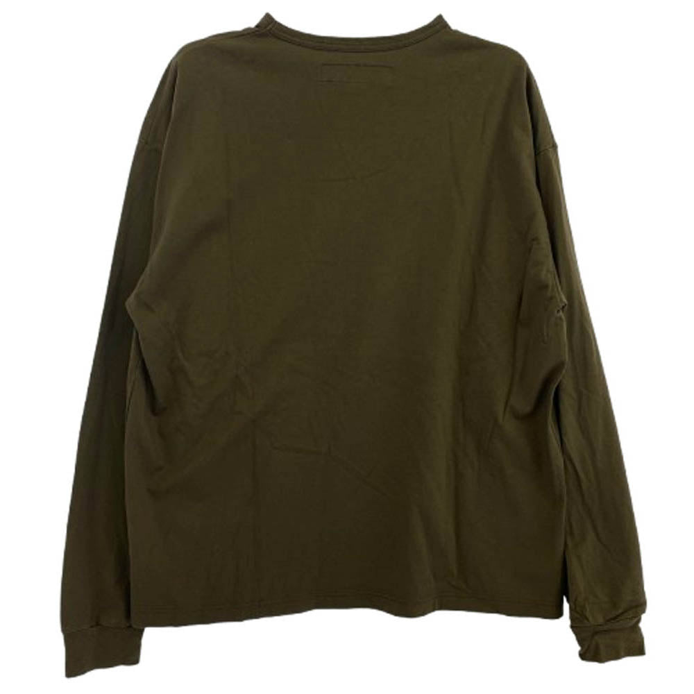 NEIGHBORHOOD ネイバーフッド 23SS 231FPNH-CSM03 CLASSIC-P CREWNECK LS ポケット ロングスリーブ Tシャツ 長袖カットソー ブラウン系 XL【中古】
