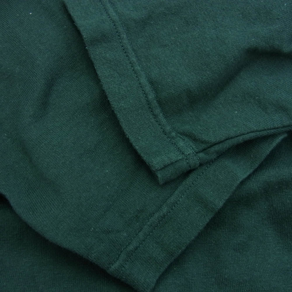 WTAPS ダブルタップス 22AW 222ATDT-CSM07 COTTON CRST ロゴ刺繍 長袖カットソー グリーン系【中古】