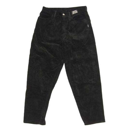 NEIGHBORHOOD ネイバーフッド 22AW 222SPNH-PTM03 5PKT BAGGYSILHOUETTE PT 5ポケット バギー テーパード コーデュロイパンツ ブラック系 S【中古】