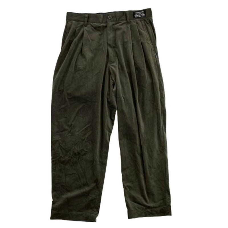 NEIGHBORHOOD ネイバーフッド 22AW 222AQNH-PTM03 TWO TUCK PT . PE 2タック スラックス パンツ カーキ系 S【中古】