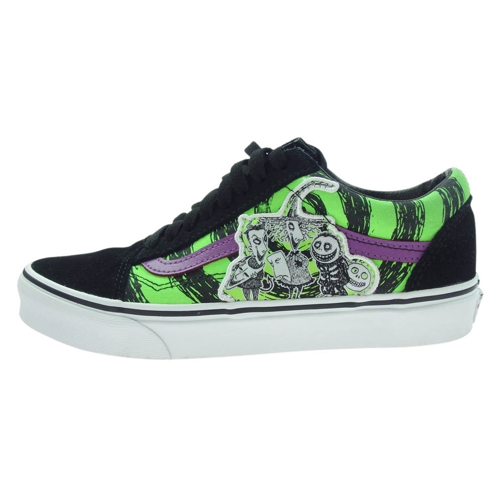 VANS バンズ 721356 OLD SKOOL NIGHTMARE BEFORE CHRISTMAS ナイトメアー ビフォア クリスマス ローカット スニーカー ブラック系 25cm【中古】