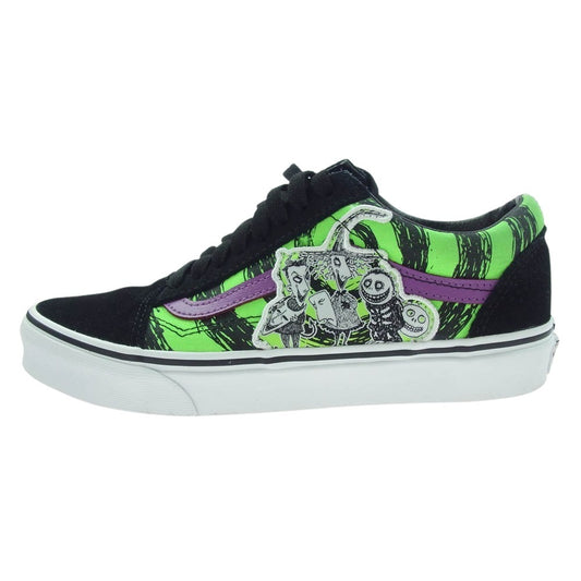 VANS バンズ 721356 OLD SKOOL NIGHTMARE BEFORE CHRISTMAS ナイトメアー ビフォア クリスマス ローカット スニーカー ブラック系 25cm【中古】