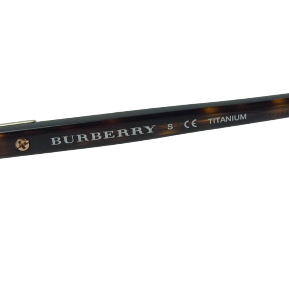 BURBERRY バーバリー BE1287TD 1002 スクエア メガネ 55□17　145【美品】【中古】