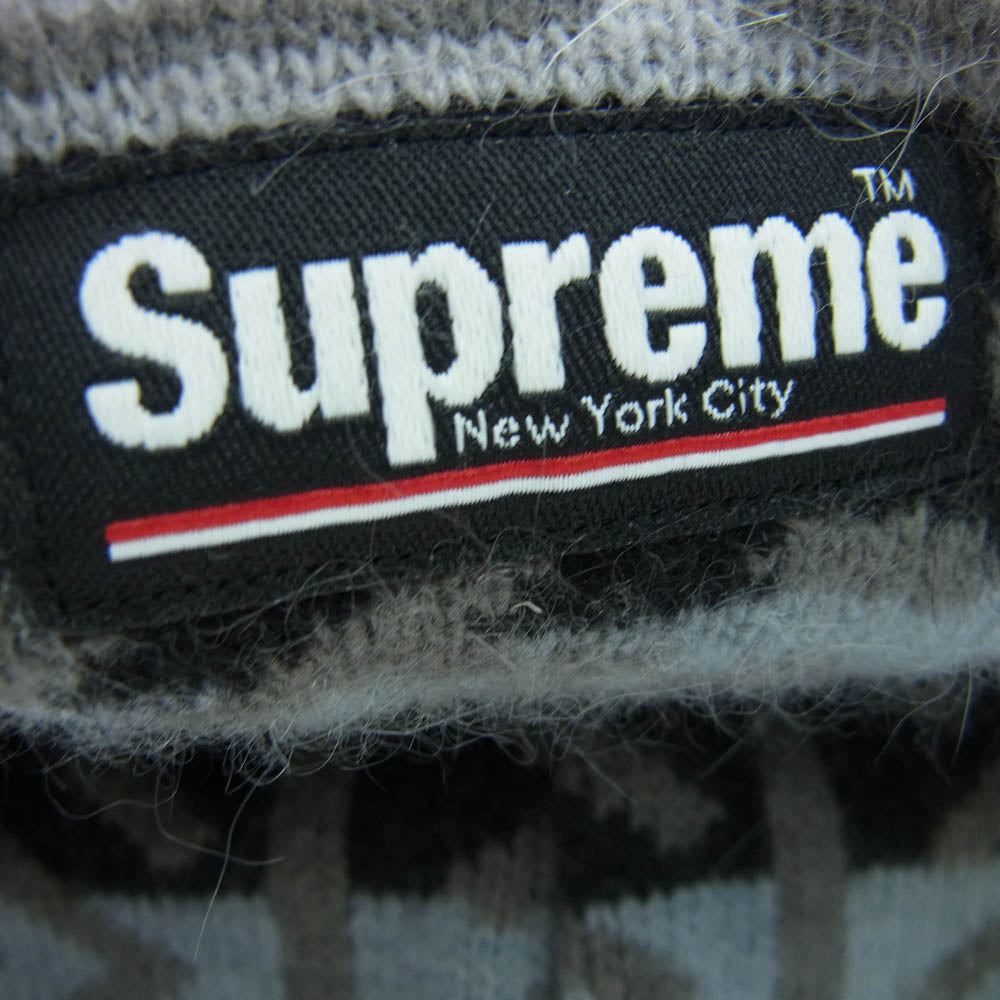 Supreme シュプリーム 18AW Brushed Pattern Beanie 総柄 ブラッシュド パターン ビーニー ニット帽 マルチカラー系【中古】