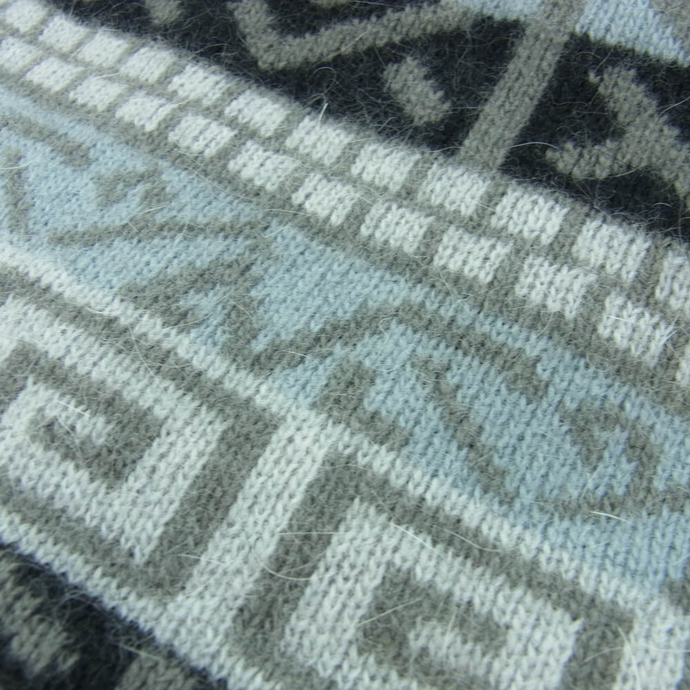 Supreme シュプリーム 18AW Brushed Pattern Beanie 総柄 ブラッシュド パターン ビーニー ニット帽 マルチカラー系【中古】