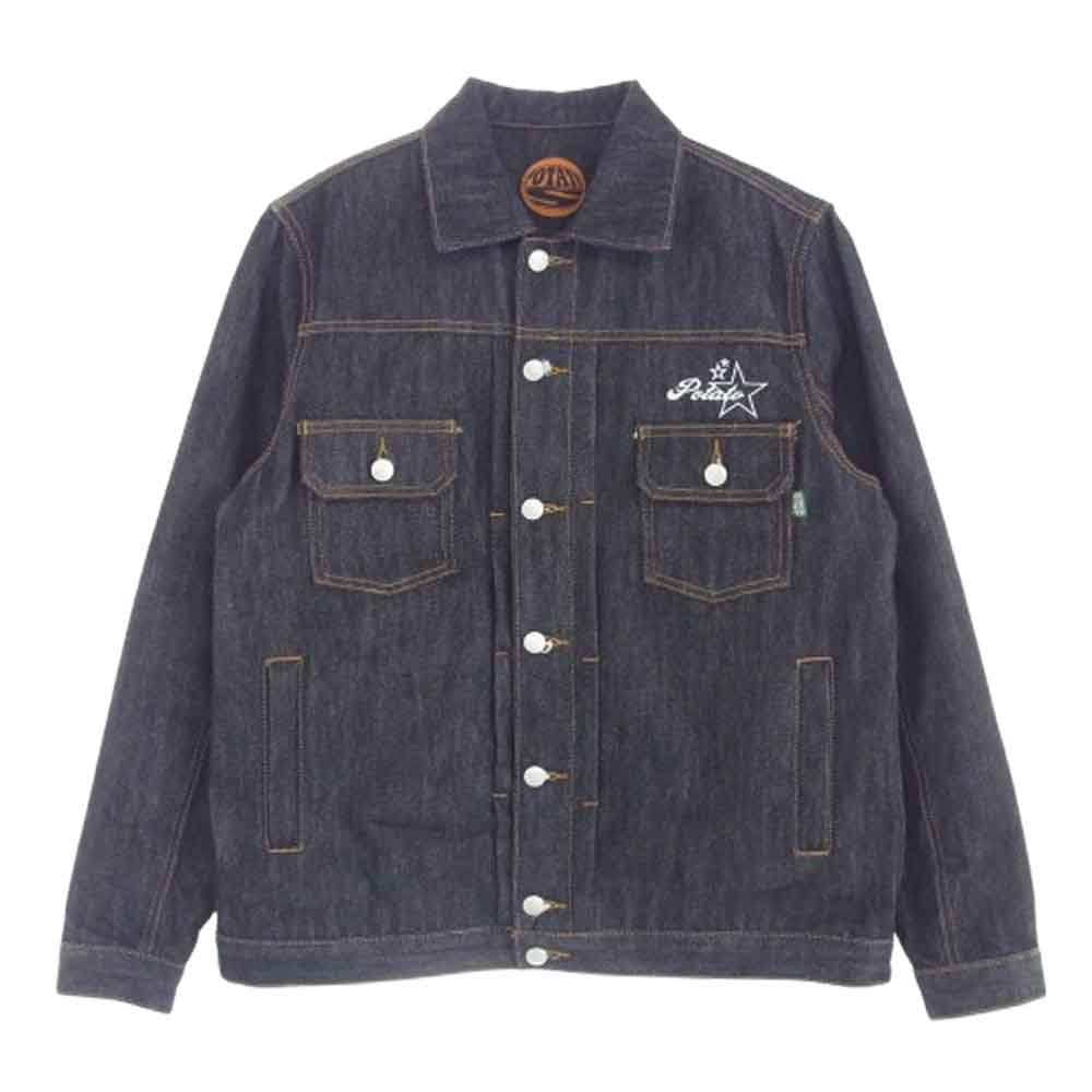 イムラン ポテト TREESHY Denim Jacket デニム ジャケット ブラック系 S【美品】【中古】