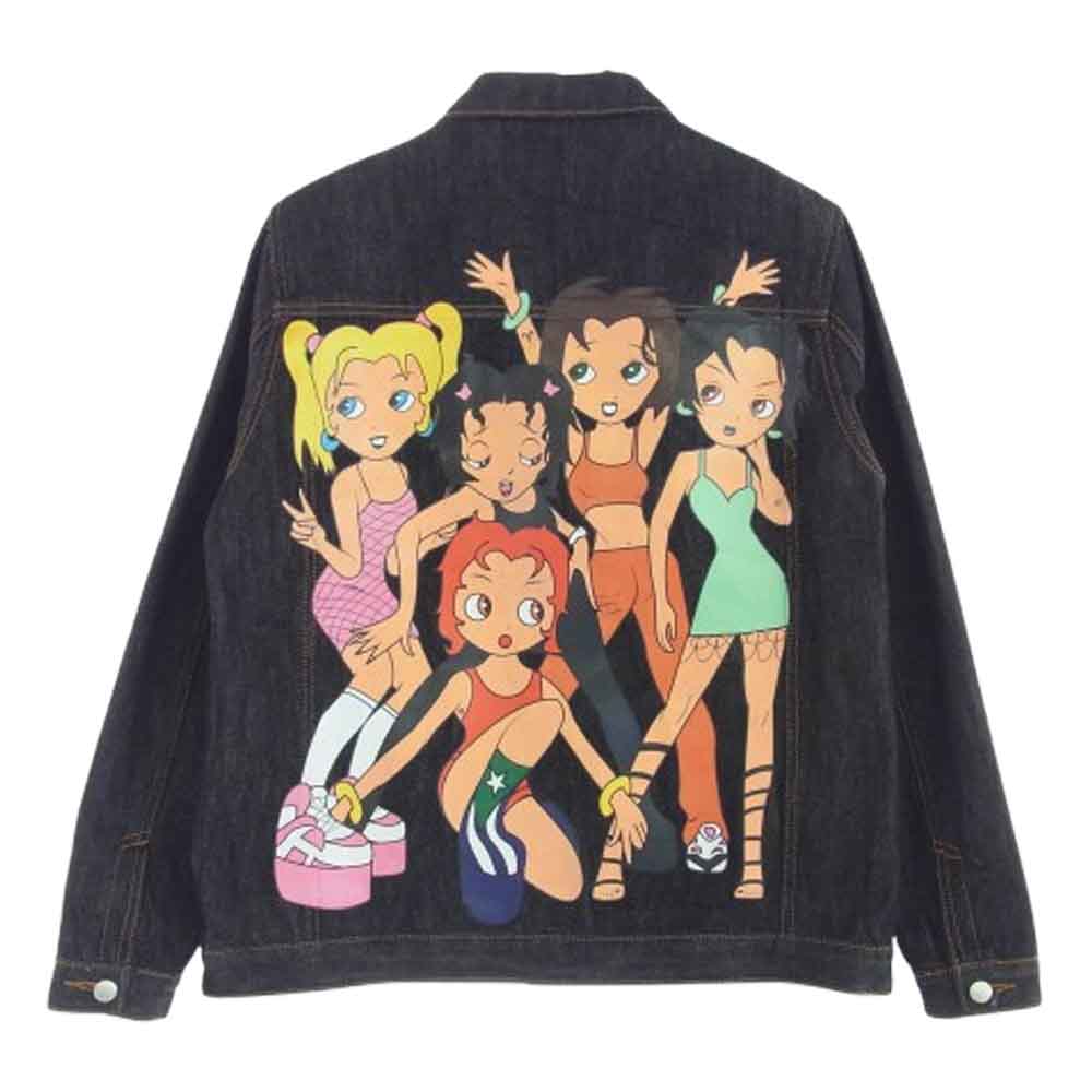 イムラン ポテト TREESHY Denim Jacket デニム ジャケット ブラック系 S【美品】【中古】