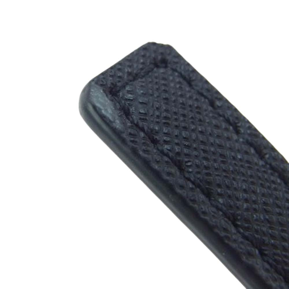 Vivienne Westwood ヴィヴィアンウエストウッド 53030019U SAFFIANO BIOGREEN PHONE BAG スマホ ケース レザー ショルダー バッグ ブラック系【美品】【中古】
