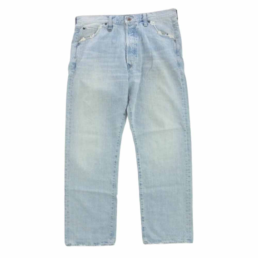 nitraid ナイトレイド ダメージ加工 デニム パンツ インディゴブルー系 L【中古】