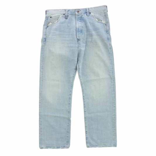 nitraid ナイトレイド ダメージ加工 デニム パンツ インディゴブルー系 L【中古】