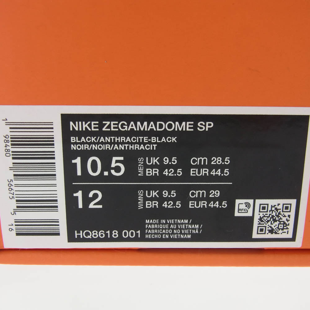 NIKE ナイキ HQ8618-001 sacai サカイ Zegamadome ゼガマドーム スニーカー ブラック系 28.5cm【極上美品】【中古】