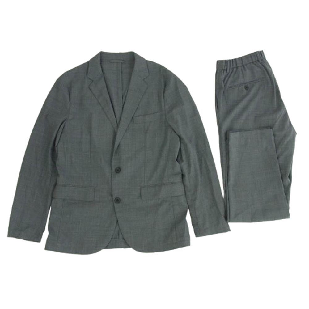 UNITED ARROWS ユナイテッドアローズ 3222-186-3469 green label relaxing グリーンレーベルリラクシング テーラード ジャケット スラック パンツ セットアップ グレー グレー系 M【中古】
