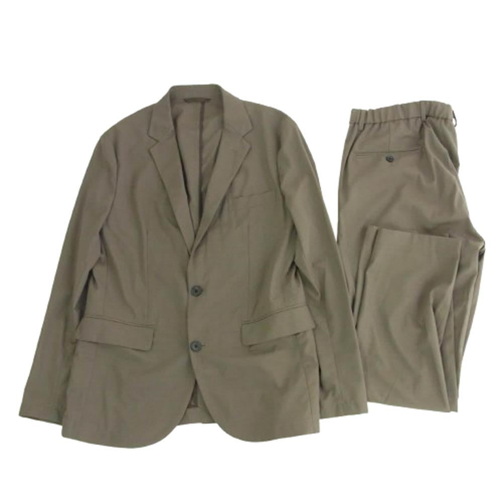 UNITED ARROWS ユナイテッドアローズ 3222-186-3469 green label relaxing グリーンレーベルリラクシング テーラード ジャケット スラック パンツ セットアップ グレー系 M【中古】