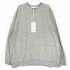 GRAPHPAPER グラフペーパー 23SS GM231-70130 Ultra Compact Terry Crew Neck Sweater ウルトラ コンパクト テリー クルーネック セーター ラグラン スウェット グレー系 F【中古】