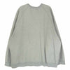 GRAPHPAPER グラフペーパー 23SS GM231-70130 Ultra Compact Terry Crew Neck Sweater ウルトラ コンパクト テリー クルーネック セーター ラグラン スウェット グレー系 F【中古】