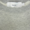 GRAPHPAPER グラフペーパー 23SS GM231-70130 Ultra Compact Terry Crew Neck Sweater ウルトラ コンパクト テリー クルーネック セーター ラグラン スウェット グレー系 F【中古】
